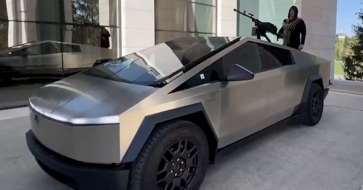 Russian Warlord Trades Taliban Toyotas for Tesla Cybertruck